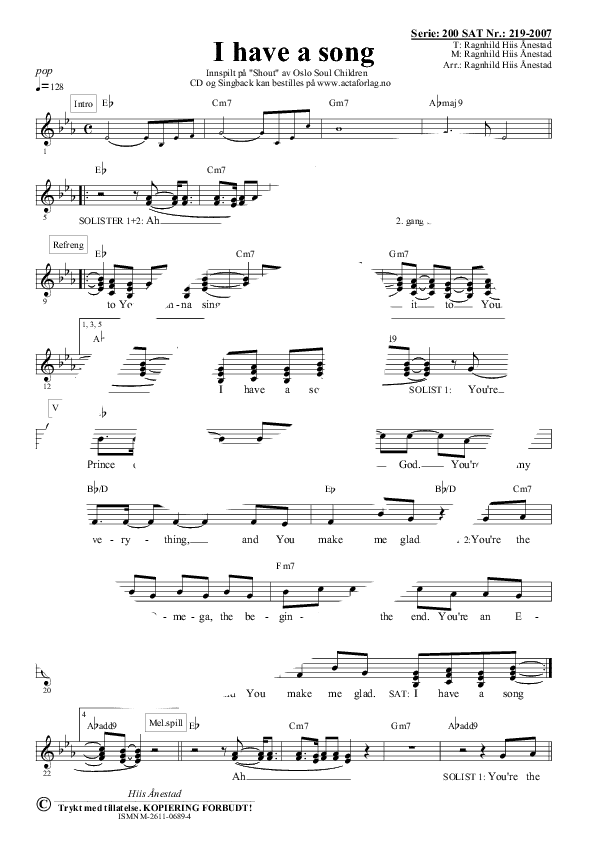 I Have A Song ActaShop i-have-a-song-actashop