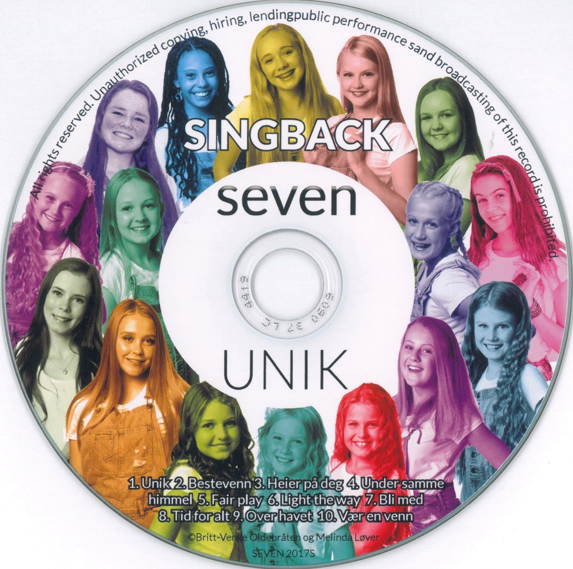 Seven-jentene - Unik SINGBACK-0